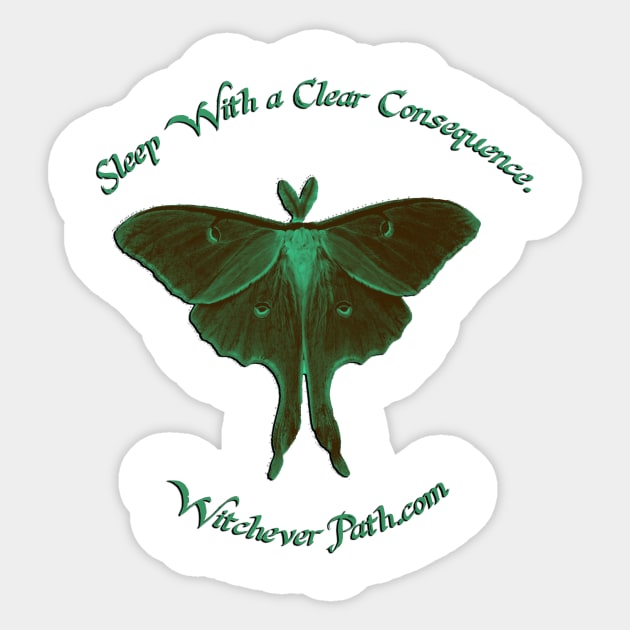 Widdershins Returns Sticker by Witchever Path
